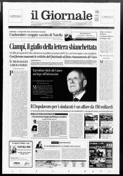 Il giornale : quotidiano del mattino